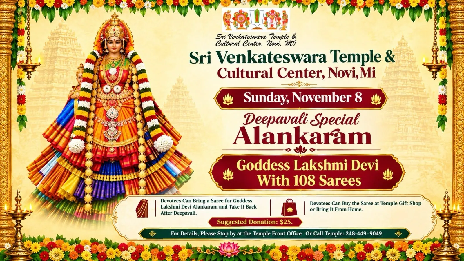 Deepavali Special Alankaram
