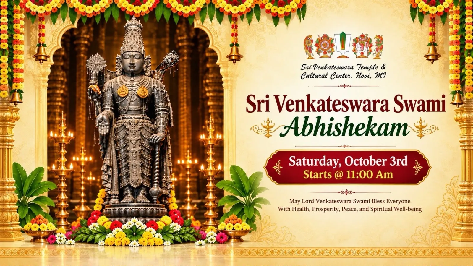 Sri Venkateswara Swami Abhishekam – Special Devotional Ceremony