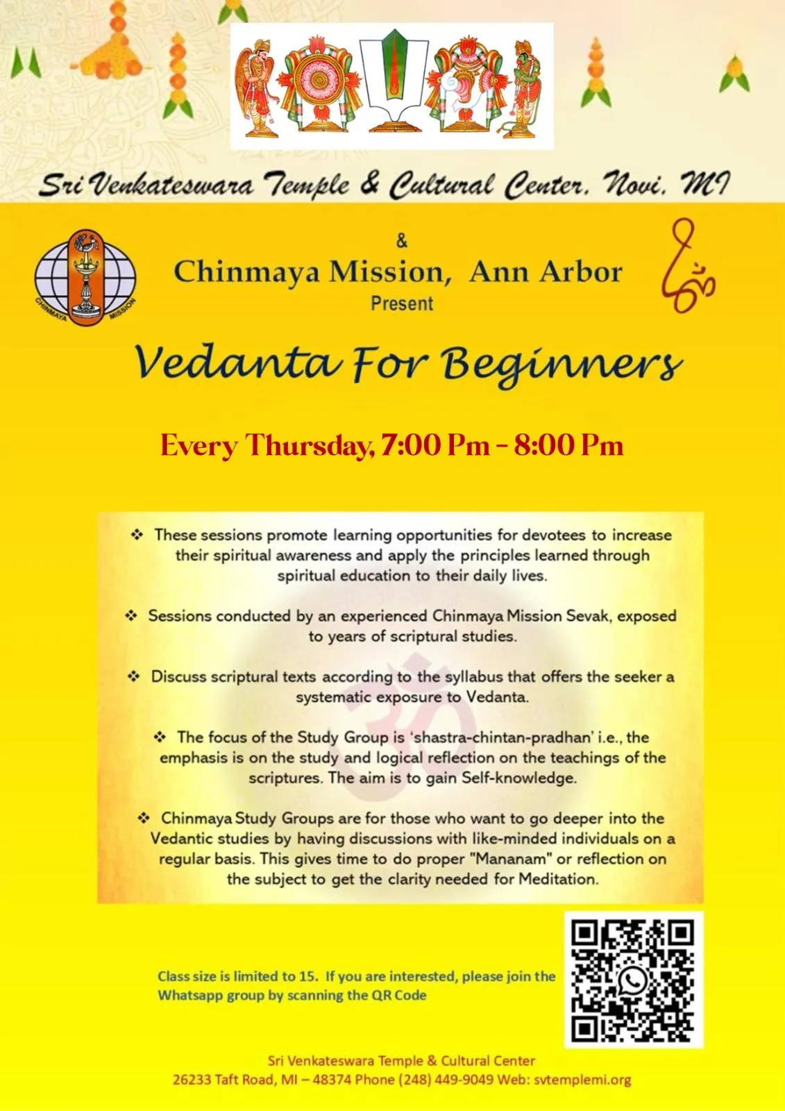 Vedanta for Beginners